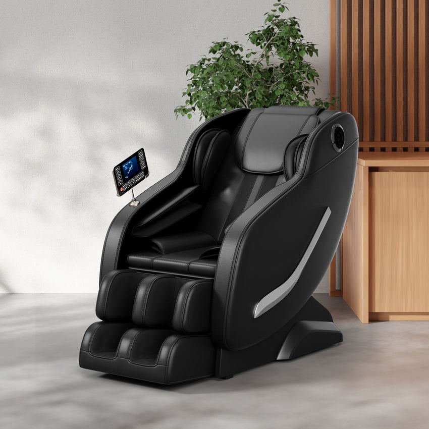 Full Body Massage Chair, Zero Gravity Mode, Deep Tissue Massage Chair, Foot Massage, 8 Fixed Massage Roller, LCD Touch Screen, Waist Heater, Bluetooth - 7DAY'S