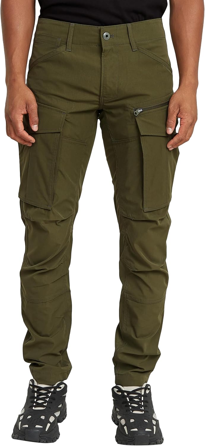 G - STAR RAW Men's Rovic Zip 3D Straight Tapered Fit Cargo Pants - 7DAY'S