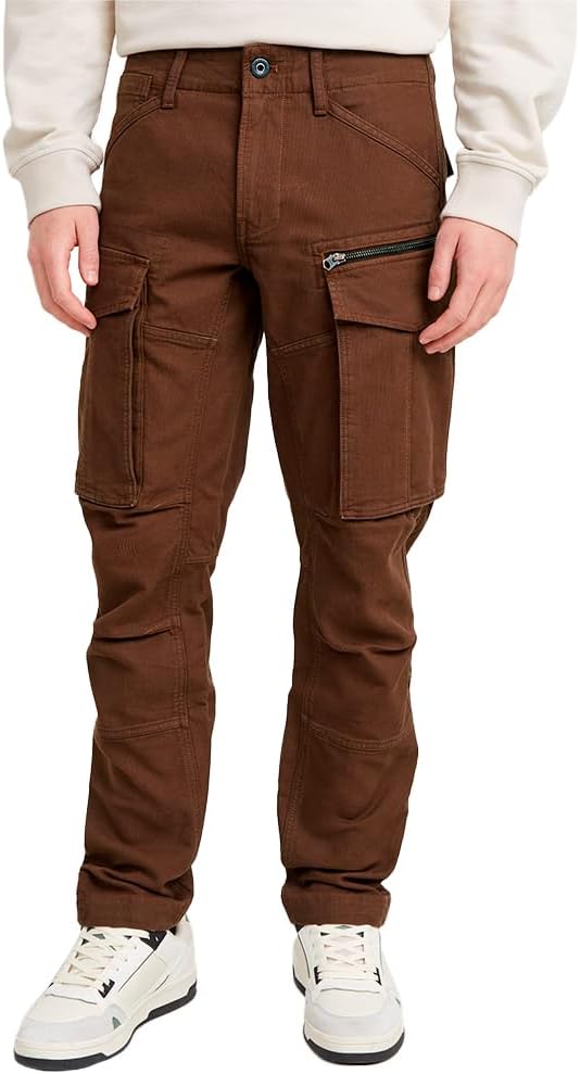G - STAR RAW Men's Rovic Zip 3D Straight Tapered Fit Cargo Pants - 7DAY'S