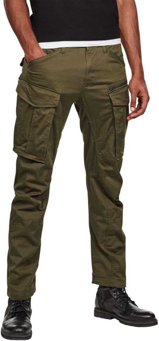 G - STAR RAW Men's Rovic Zip 3D Straight Tapered Fit Cargo Pants - 7DAY'S