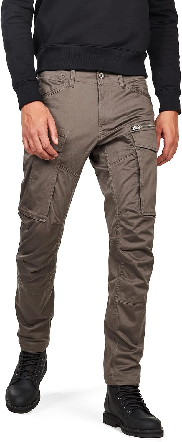 G - STAR RAW Men's Rovic Zip 3D Straight Tapered Fit Cargo Pants - 7DAY'S