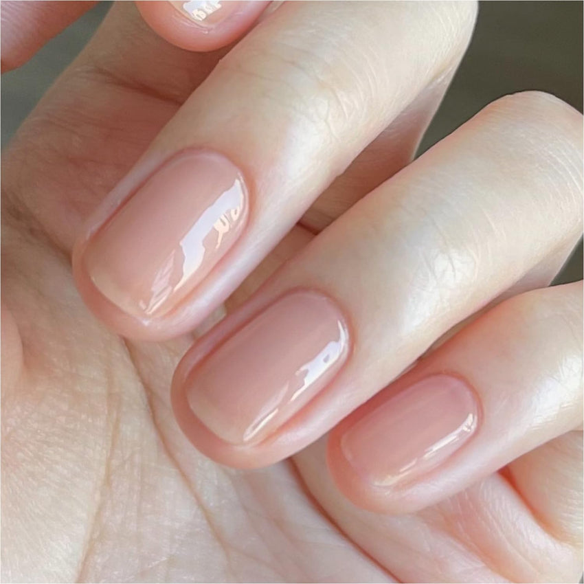 GAOY Sheer Light Pink Gel Nail Polish, 16ml Jelly Milky White Peach Translucent Color 1352 UV Light Cure Gel Polish for Nail Art DIY Manicure and Pedicure at Home - 7DAY'S