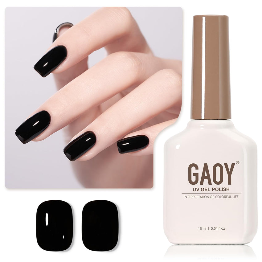 GAOY Sheer Light Pink Gel Nail Polish, 16ml Jelly Milky White Peach Translucent Color 1352 UV Light Cure Gel Polish for Nail Art DIY Manicure and Pedicure at Home - 7DAY'S