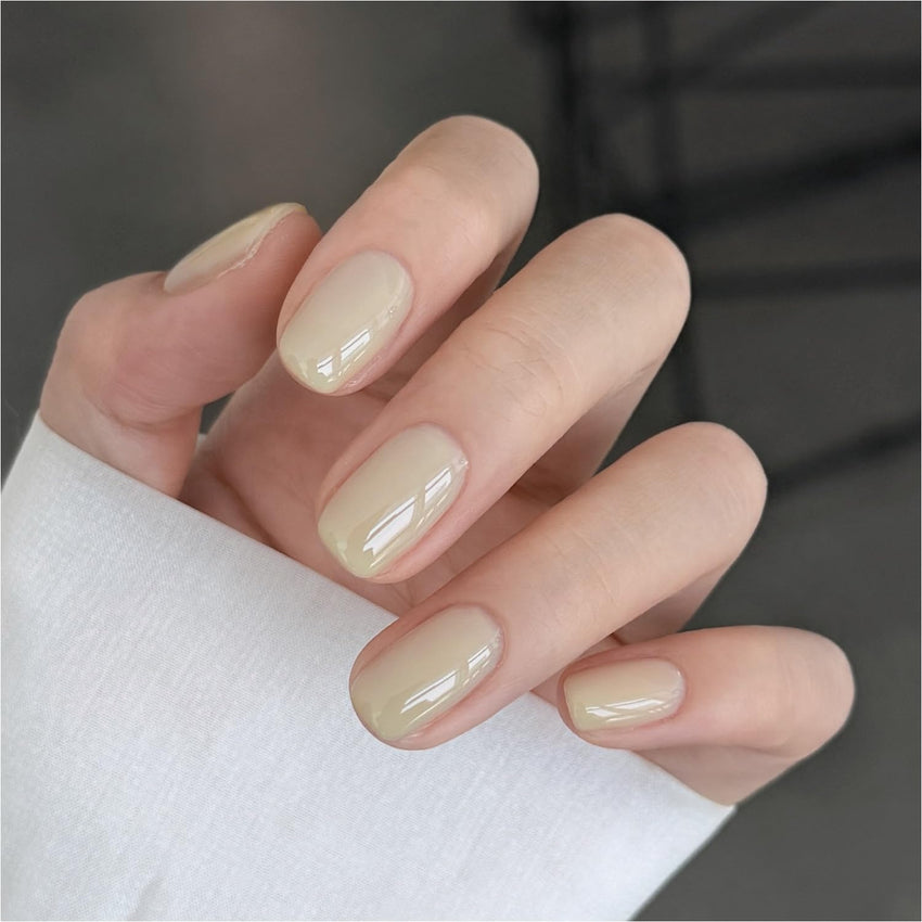 GAOY Sheer Light Pink Gel Nail Polish, 16ml Jelly Milky White Peach Translucent Color 1352 UV Light Cure Gel Polish for Nail Art DIY Manicure and Pedicure at Home - 7DAY'S