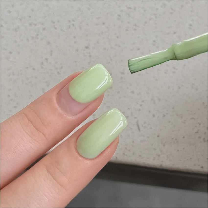 GAOY Sheer Light Pink Gel Nail Polish, 16ml Jelly Milky White Peach Translucent Color 1352 UV Light Cure Gel Polish for Nail Art DIY Manicure and Pedicure at Home - 7DAY'S