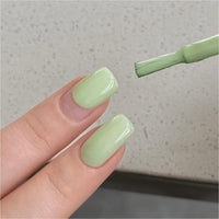 GAOY Sheer Light Pink Gel Nail Polish, 16ml Jelly Milky White Peach Translucent Color 1352 UV Light Cure Gel Polish for Nail Art DIY Manicure and Pedicure at Home - 7DAY'S