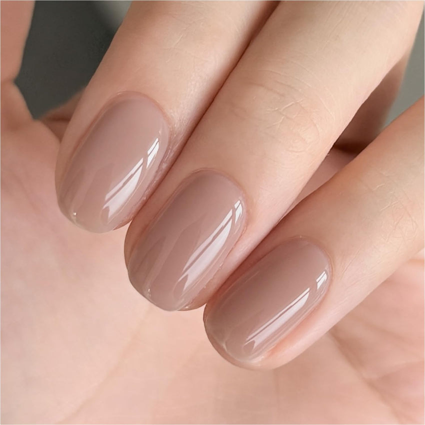 GAOY Sheer Light Pink Gel Nail Polish, 16ml Jelly Milky White Peach Translucent Color 1352 UV Light Cure Gel Polish for Nail Art DIY Manicure and Pedicure at Home - 7DAY'S