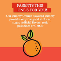 Garden of Life Kids Organic Vitamin D3 Gummies with 800 IU (100% Daily Value) for Strong Bones, Teeth, Brain & Immunity – Non - GMO, No Gluten, Vegetarian, Sugar Free, Orange Flavor, 60 Servings - 7DAY'S