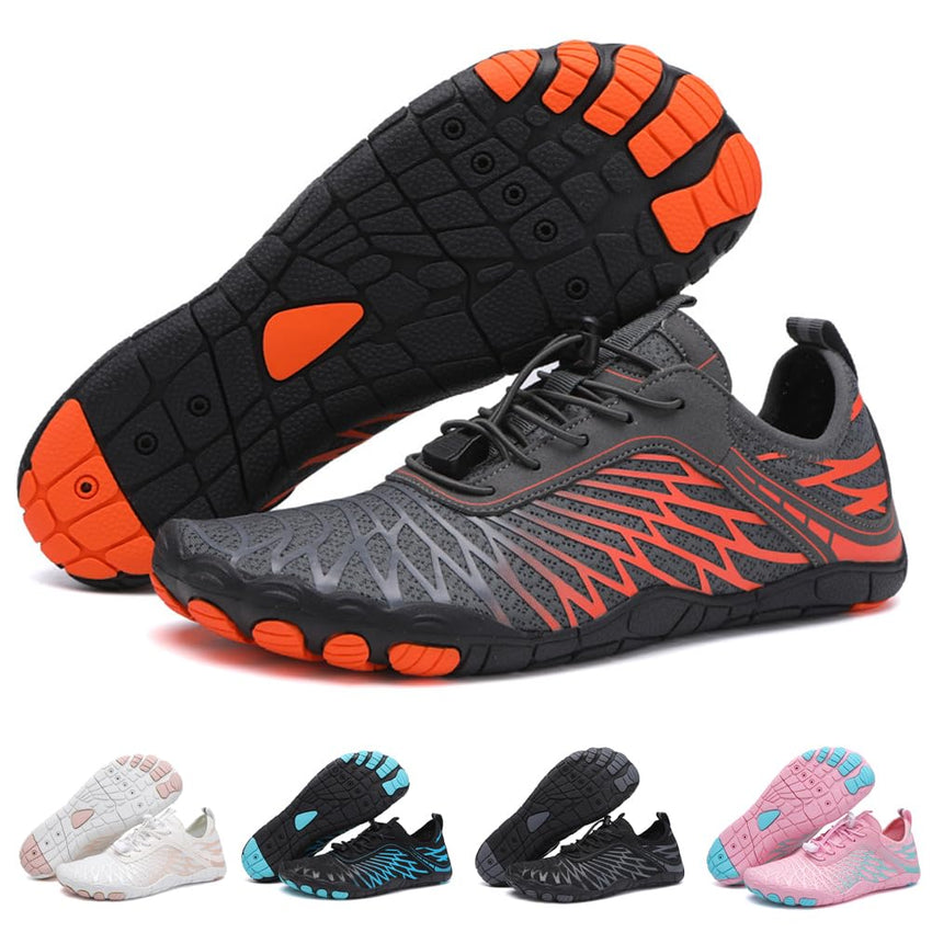 Hiking Barefoot Shoes Womens Mens,Pro - Healthy&Non - Slip Water Shoe for Women Men, Wide Toe Running Shoes Boots Sneakers Unisex - 7DAY'S