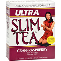 Hobe Labs Ultra Slim Tea Cran - raspberry - 24 Tea Bags - 7DAY'S