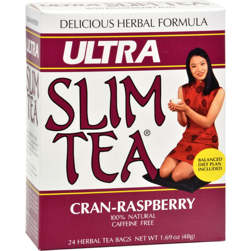 Hobe Labs Ultra Slim Tea Cran - raspberry - 24 Tea Bags - 7DAY'S