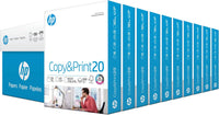 HP Printer Paper | 8.5 x 11 Paper | Copy &Print 20 lb | 1 Ream Case - 500 Sheets| 92 Bright | Made in USA - FSC Certified | 200060 - 7DAY'S