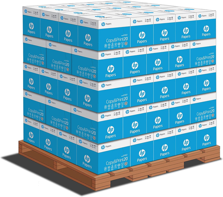 HP Printer Paper | 8.5 x 11 Paper | Copy &Print 20 lb | 1 Ream Case - 500 Sheets| 92 Bright | Made in USA - FSC Certified | 200060 - 7DAY'S