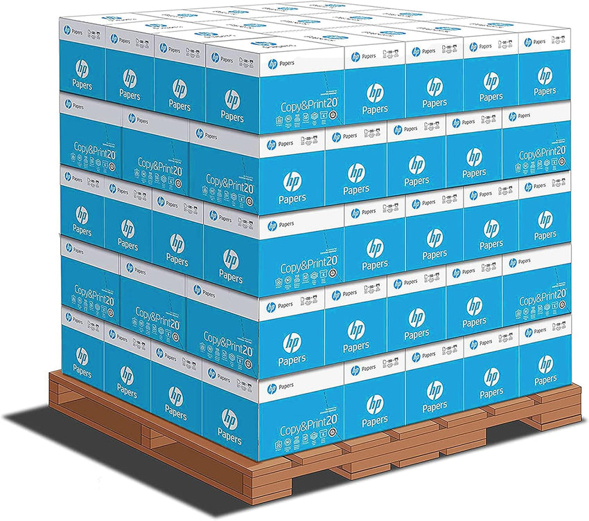 HP Printer Paper | 8.5 x 11 Paper | Copy &Print 20 lb | 1 Ream Case - 500 Sheets| 92 Bright | Made in USA - FSC Certified | 200060 - 7DAY'S
