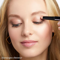 Julep Eyeshadow 101 Cream - to - Powder Waterproof Shadow Stick – Champagne Shimmer – Long - Lasting, Crease - Proof, Medium Golden - Beige Shimmer Cream Eyeshadow with Built - in Smudger - 7DAY'S