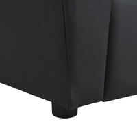 Kids Recliner Chair, Kids Upholstered Couch with One Cup Holder, Footrest, Backrest, Toddlers PVC Recliner with Headrest and Footrest - 7DAY'S