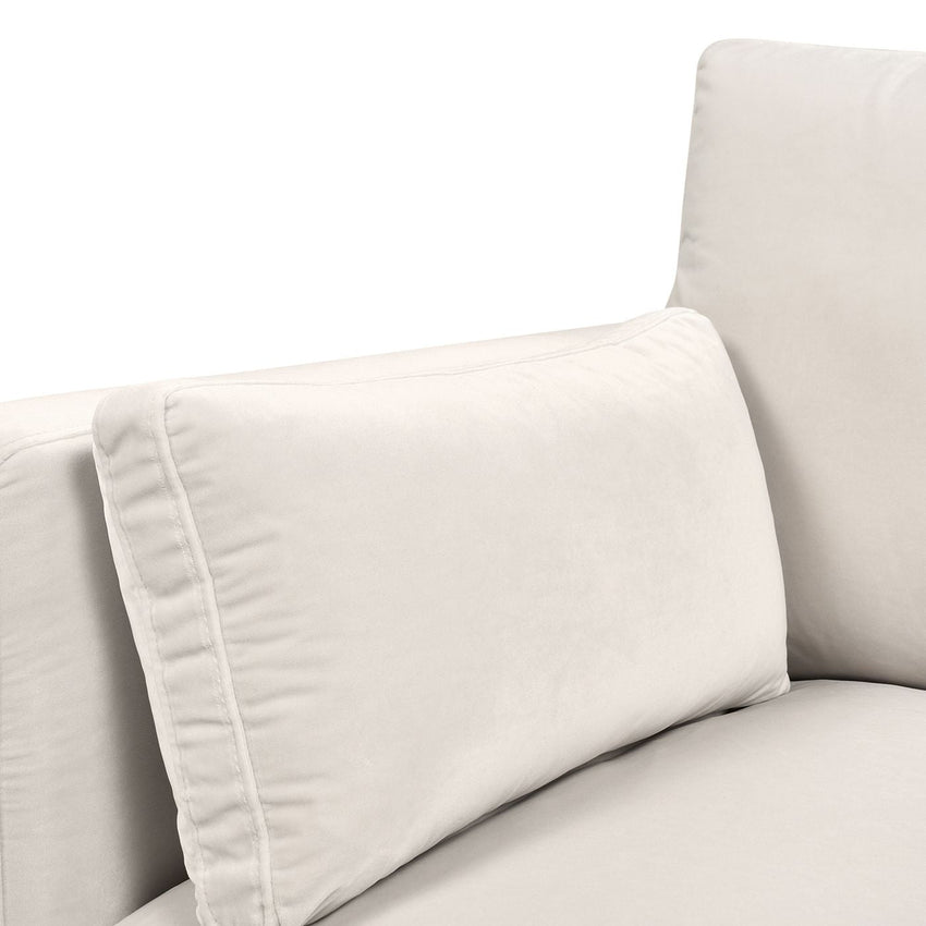 Knox 36" Modern Farmhouse Arm Chair, French beige Performance Velvet - 7DAY'S