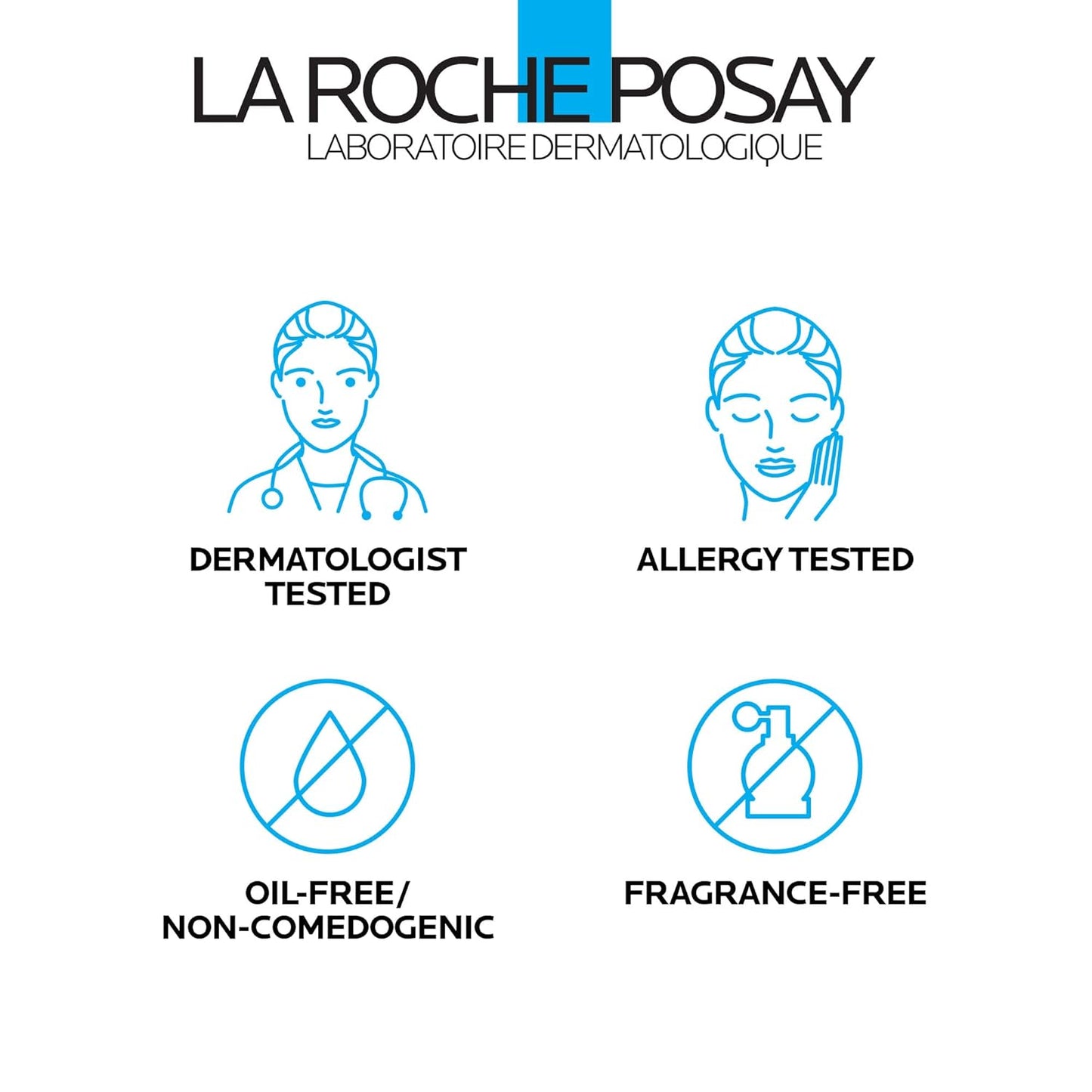 La Roche - Posay Effaclar Clarifying Solution Acne Toner with Salicylic Acid and Glycolic Acid, Pore Refining Oily Skin Toner, Gentle Exfoliant to Unclog Pores and Remove Dead Skin Cells - 7DAY'S