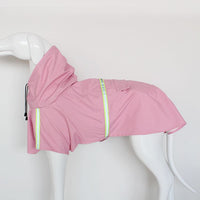 large and small dog raincoat cloak type reflective strip pet raincoat windproof rainproof dog hooded raincoat - 7DAY'S