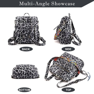 Leather Backpack Purse for Women Fashion Multipurpose Design Satchel Handbags Shoulder Bag Travel bag - 7DAY'S