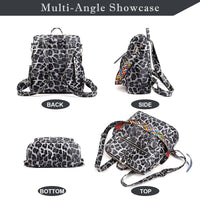 Leather Backpack Purse for Women Fashion Multipurpose Design Satchel Handbags Shoulder Bag Travel bag - 7DAY'S