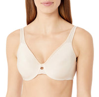 Lilyette Women's 0904 Plunge Into Comfort Keyhole Minimizer Bra - 7DAY'S