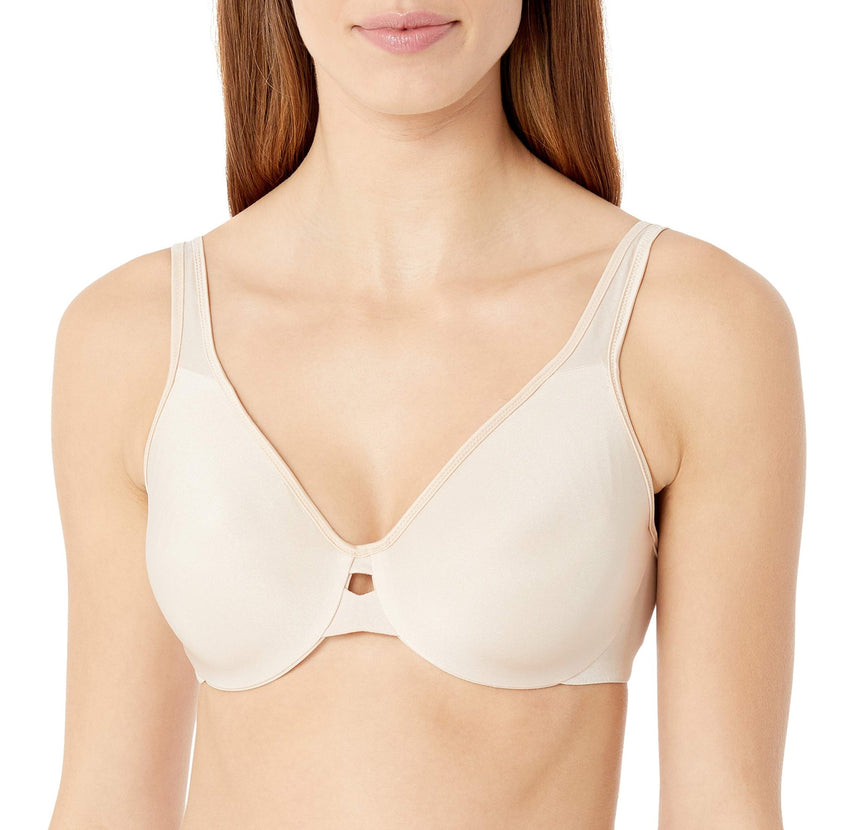 Lilyette Women's 0904 Plunge Into Comfort Keyhole Minimizer Bra - 7DAY'S