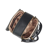 Litchi Print Black Shoulder Bag Casual Crossbody Bag - 7DAY'S