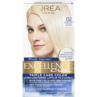 L'Oreal Paris Excellence Creme Permanent Hair Color, 4 Dark Brown, 100 percent Gray Coverage Hair Dye, Pack of 1 - 7DAY'S