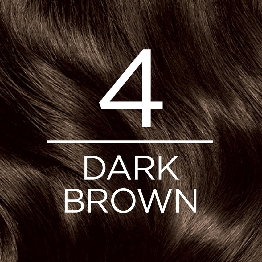 L'Oreal Paris Excellence Creme Permanent Hair Color, 4 Dark Brown, 100 percent Gray Coverage Hair Dye, Pack of 1 - 7DAY'S