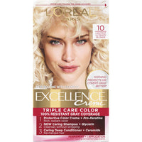 L'Oreal Paris Excellence Creme Permanent Hair Color, 4 Dark Brown, 100 percent Gray Coverage Hair Dye, Pack of 1 - 7DAY'S