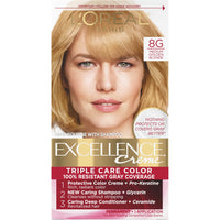 L'Oreal Paris Excellence Creme Permanent Hair Color, 4 Dark Brown, 100 percent Gray Coverage Hair Dye, Pack of 1 - 7DAY'S