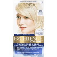 L'Oreal Paris Excellence Creme Permanent Hair Color, 4 Dark Brown, 100 percent Gray Coverage Hair Dye, Pack of 1 - 7DAY'S