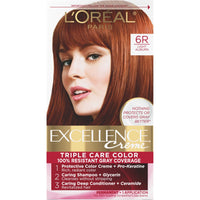L'Oreal Paris Excellence Creme Permanent Hair Color, 4 Dark Brown, 100 percent Gray Coverage Hair Dye, Pack of 1 - 7DAY'S