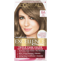 L'Oreal Paris Excellence Creme Permanent Hair Color, 4 Dark Brown, 100 percent Gray Coverage Hair Dye, Pack of 1 - 7DAY'S