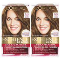 L'Oreal Paris Excellence Creme Permanent Hair Color, 4 Dark Brown, 100 percent Gray Coverage Hair Dye, Pack of 1 - 7DAY'S