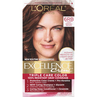 L'Oreal Paris Excellence Creme Permanent Hair Color, 4 Dark Brown, 100 percent Gray Coverage Hair Dye, Pack of 1 - 7DAY'S