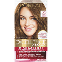 L'Oreal Paris Excellence Creme Permanent Hair Color, 4 Dark Brown, 100 percent Gray Coverage Hair Dye, Pack of 1 - 7DAY'S