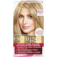 L'Oreal Paris Excellence Creme Permanent Hair Color, 4 Dark Brown, 100 percent Gray Coverage Hair Dye, Pack of 1 - 7DAY'S