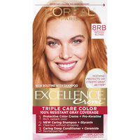 L'Oreal Paris Excellence Creme Permanent Hair Color, 4 Dark Brown, 100 percent Gray Coverage Hair Dye, Pack of 1 - 7DAY'S