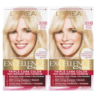 L'Oreal Paris Excellence Creme Permanent Hair Color, 4 Dark Brown, 100 percent Gray Coverage Hair Dye, Pack of 1 - 7DAY'S