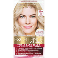 L'Oreal Paris Excellence Creme Permanent Hair Color, 4 Dark Brown, 100 percent Gray Coverage Hair Dye, Pack of 1 - 7DAY'S