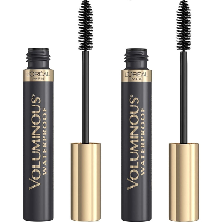 L'Oreal Paris Makeup Voluminous Original Volume Building Mascara, Blackest Black, 0.28 fl; Oz, 1 Count - 7DAY'S