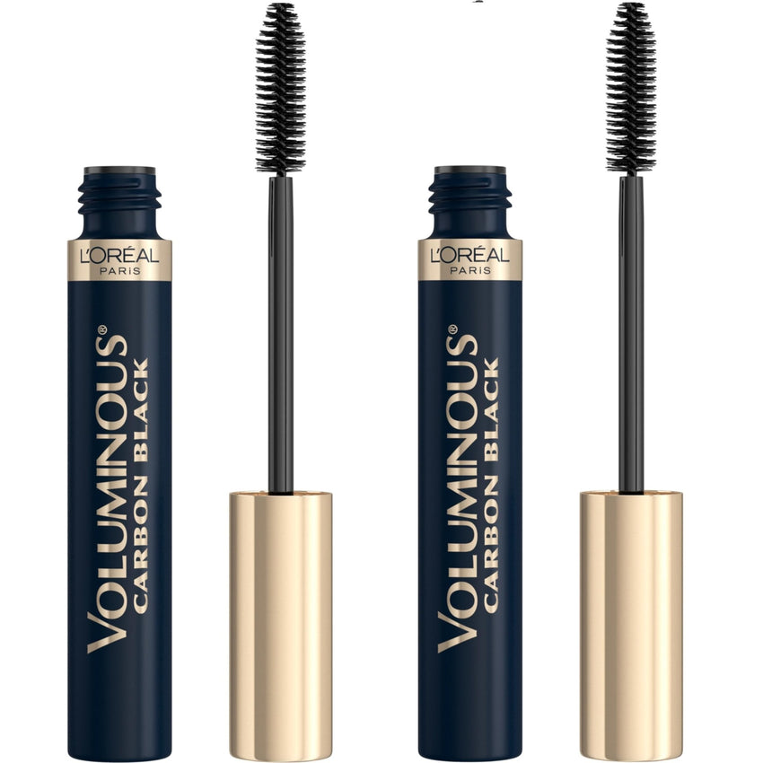 L'Oreal Paris Makeup Voluminous Original Volume Building Mascara, Blackest Black, 0.28 fl; Oz, 1 Count - 7DAY'S