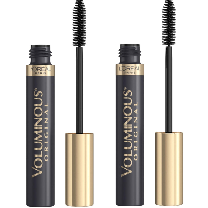 L'Oreal Paris Makeup Voluminous Original Volume Building Mascara, Blackest Black, 0.28 fl; Oz, 1 Count - 7DAY'S
