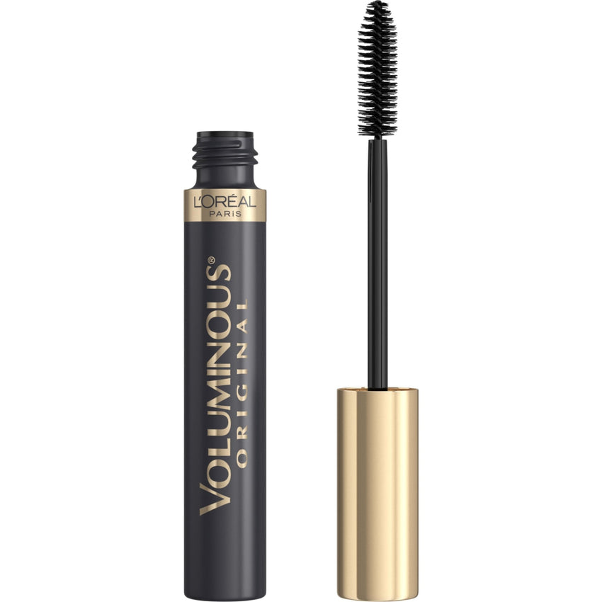 L'Oreal Paris Makeup Voluminous Original Volume Building Mascara, Blackest Black, 0.28 fl; Oz, 1 Count - 7DAY'S