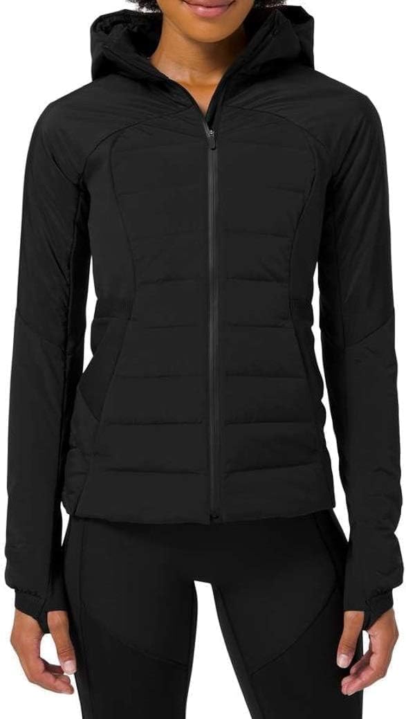 lululemon Down For It All Jacket (US, Numeric, 10, Regular, Regular, Black) - 7DAY'S