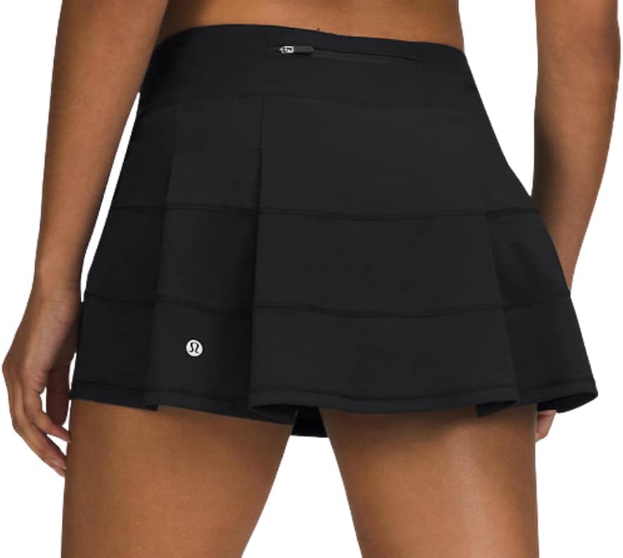 Lululemon Pace Rival Mid - Rise Skirt (Black, Size 12) - 7DAY'S