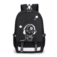Luminous Backpack Noctilucent School Bags Daypack USB chargeing Port Laptop Bag - 7DAY'S