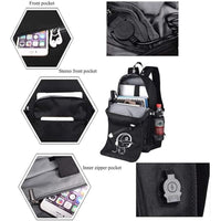 Luminous Backpack Noctilucent School Bags Daypack USB chargeing Port Laptop Bag - 7DAY'S